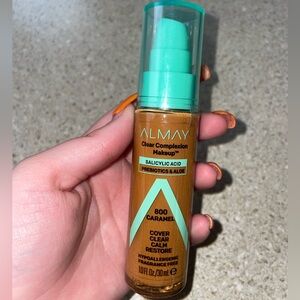 New Almay Clear Complexion Foundation – Caramel 800 🍯